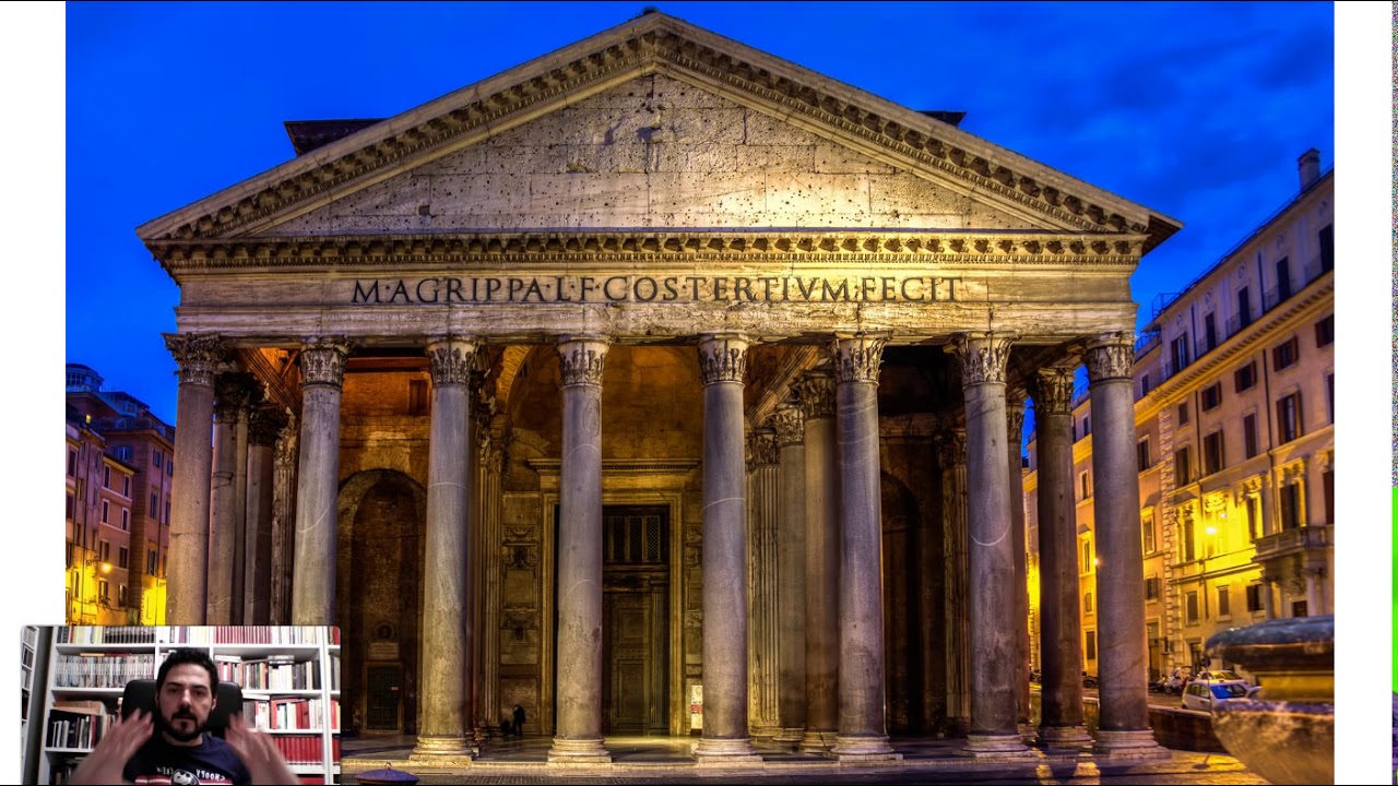 Roma - Il Pantheon e il Colosseo