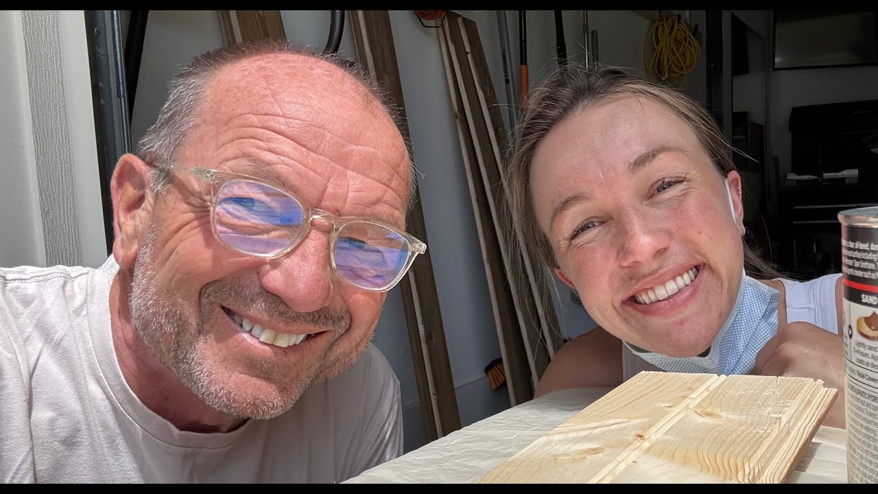 Daughters, the shiplap ceiling project May '25