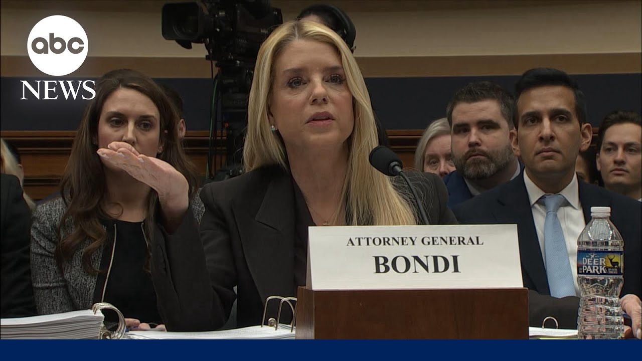 Bondi grilled by lawmakers over Epstein Files as hearing turns into shouting match