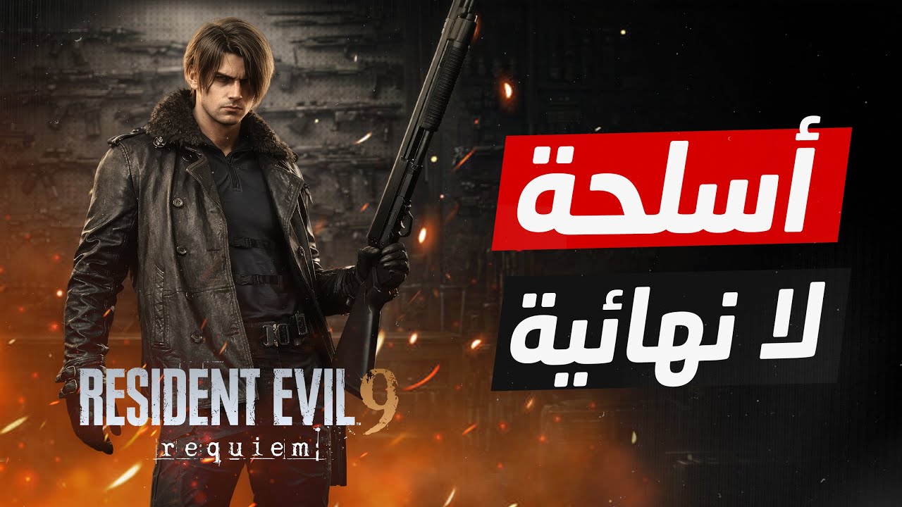اسلحة بذخيرة لا نهائية Resident Evil Requiem 
