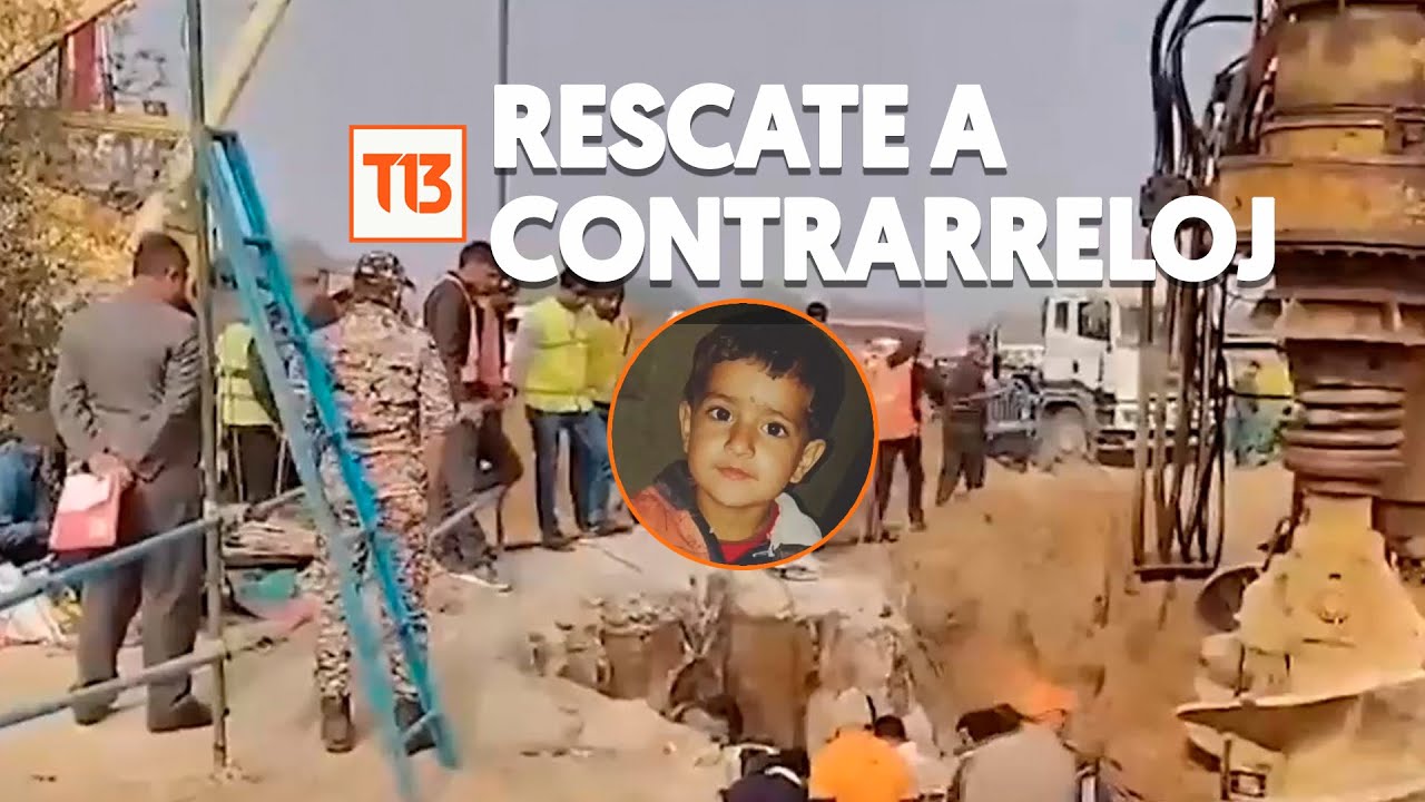 Niña de tres años está atrapada en un pozo hace más de 100 horas en India