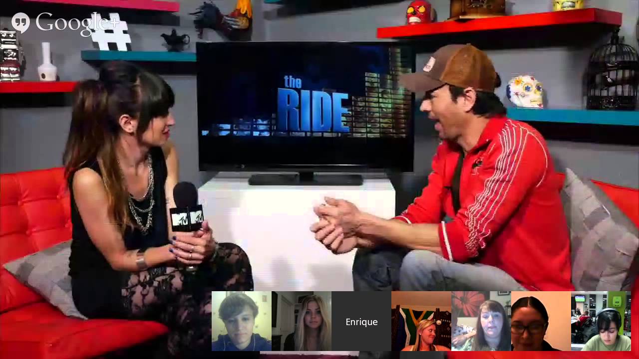 Google+ Hangout with Enrique Iglesias!
