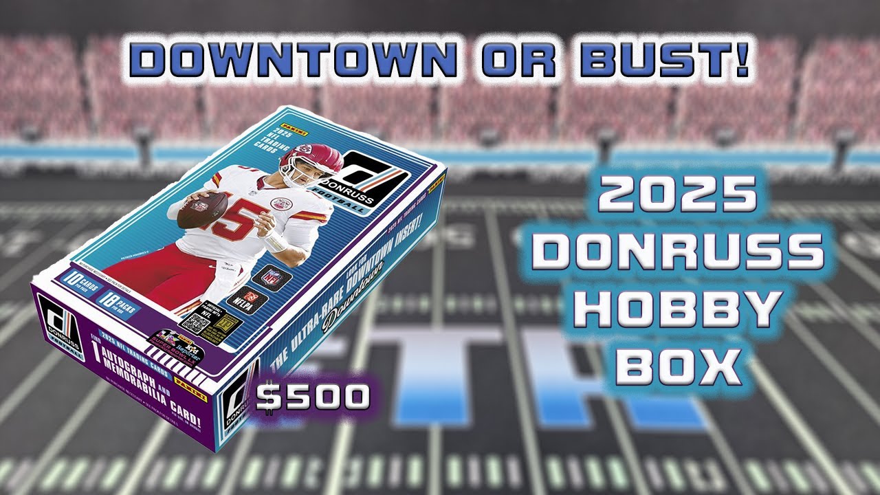 NEW RELEASE! 2025 Donruss Hobby Box Review! Steep $500 Entry Price!