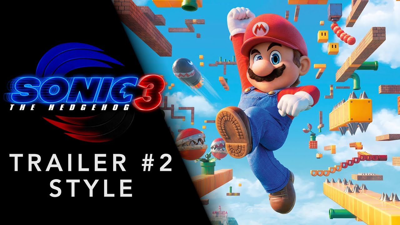 The Super Mario Bros. Movie Trailer - (Sonic The Hedgehog 3 Trailer #2 Style)