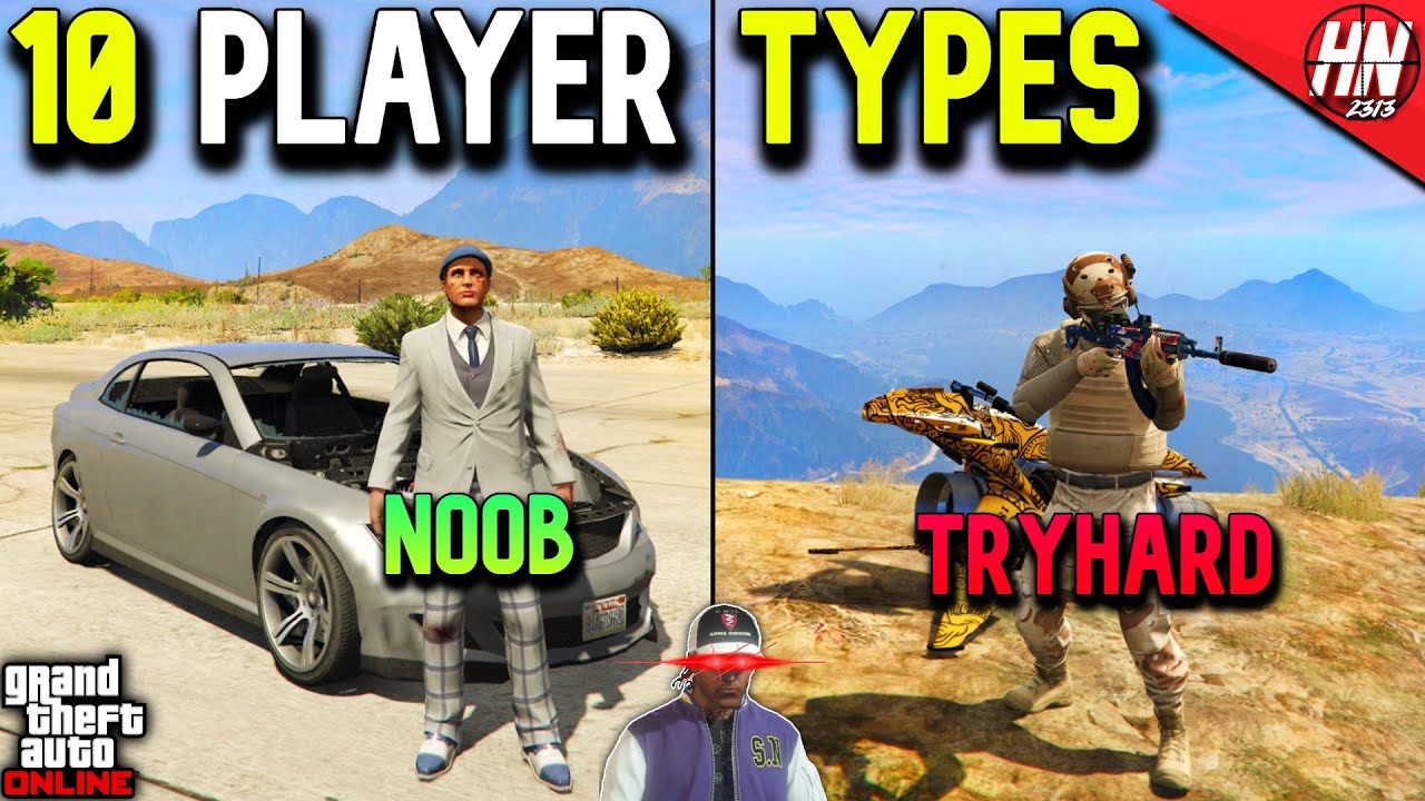 The 10 TYPES Of PLAYERS In GTA Online