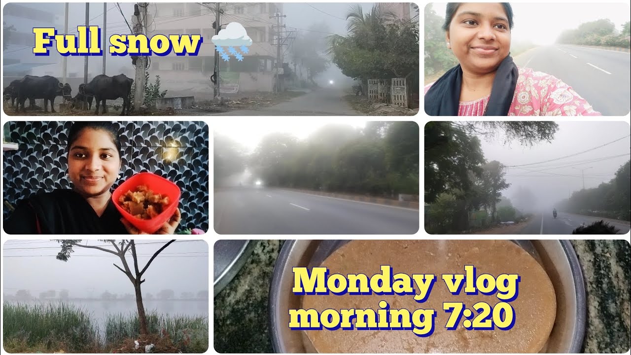 # Guntupalli nunchi ma intiki velthunanu// Monday vlog morning to evening 