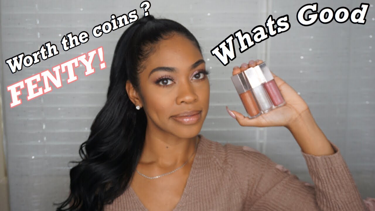 Fenty Beauty Fussy Gloss Bomb | review/comparison