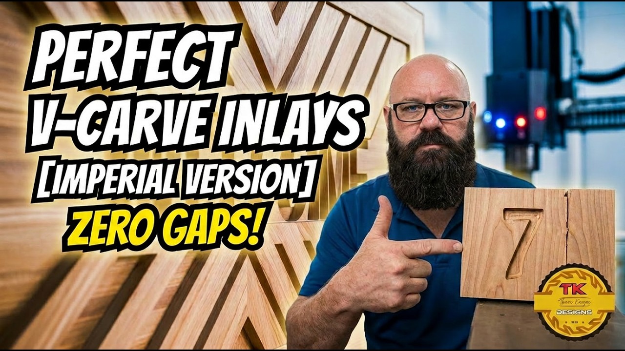 Achieve PERFECT V-Carve Inlay Results [IMPERIAL VERSION]