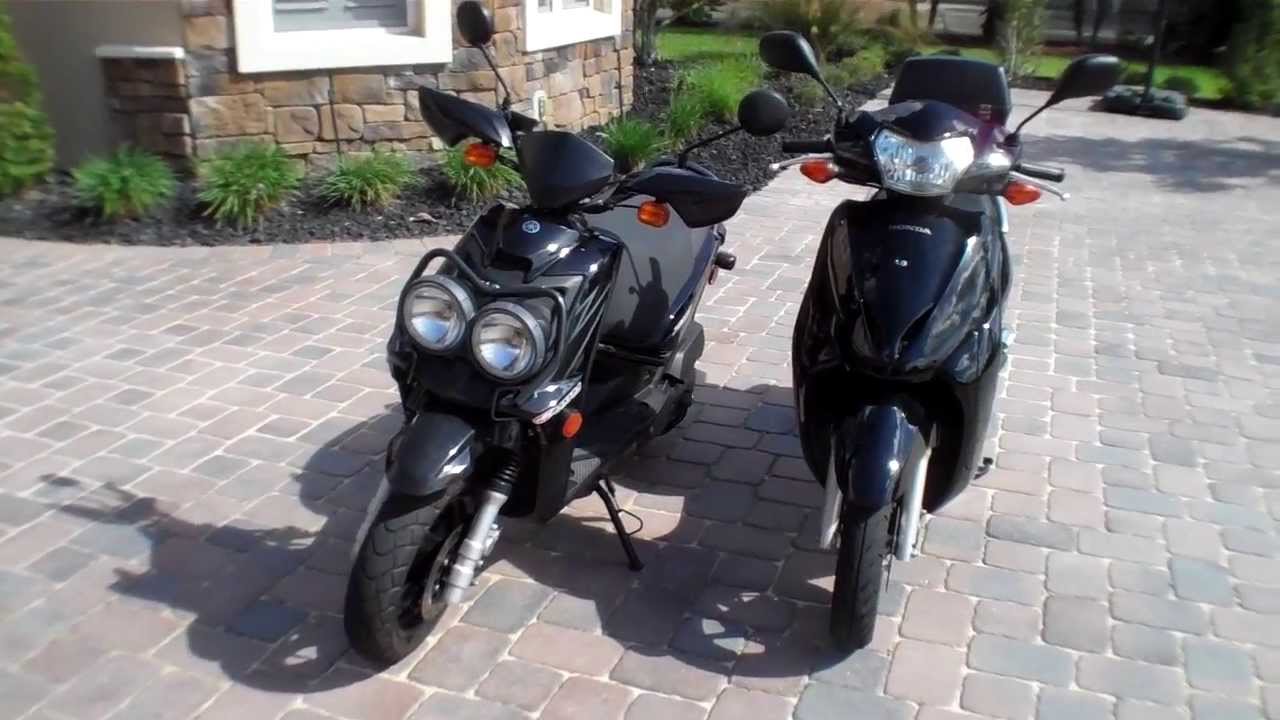 Zuma 125 VS Elite 110 side by side comparison