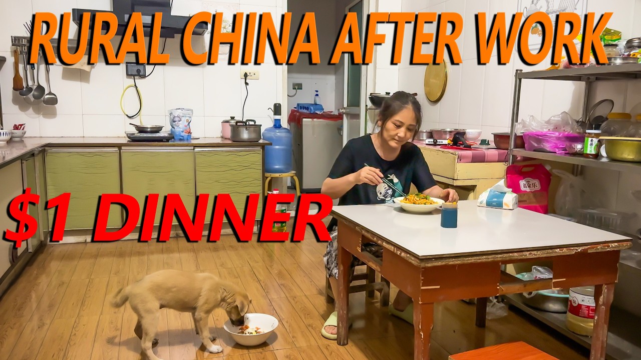 My $1 dinner | 50-year-old woman's after-work life in rural China