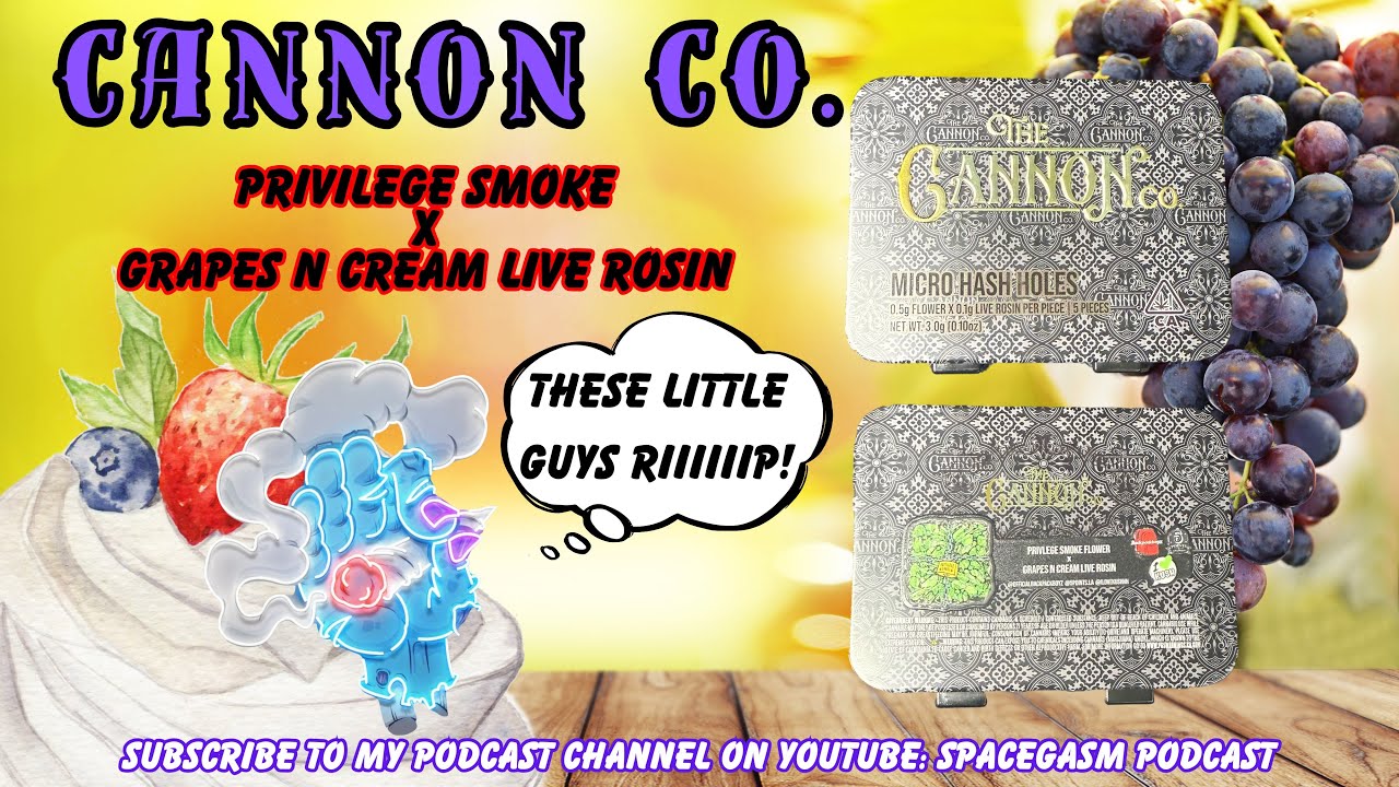 THE CANNON CO MICRO HASH HOLE REVIEW DAY#21: Privilege Smoke x Grapes N Cream (🦮🤏🏽🔥)