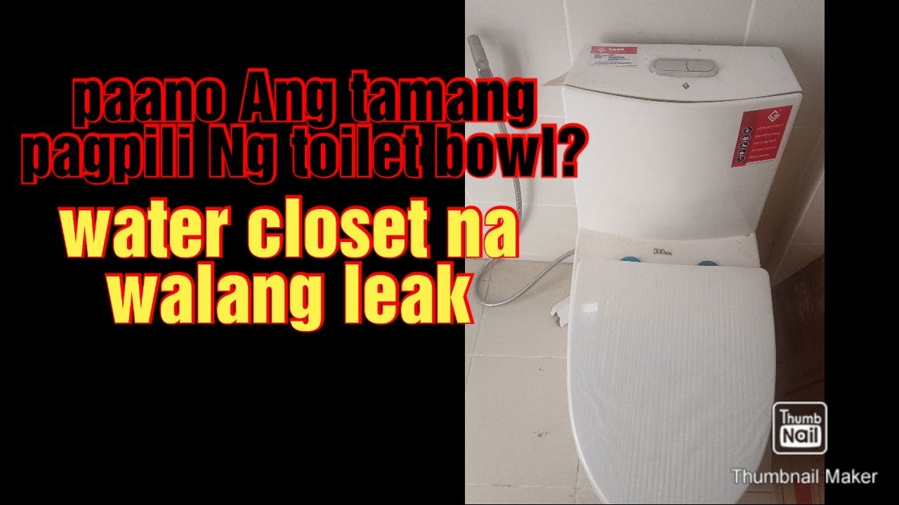 tamang pagpili Ng bowl/water closet at paano ito ikabit gamit Ang mortar?