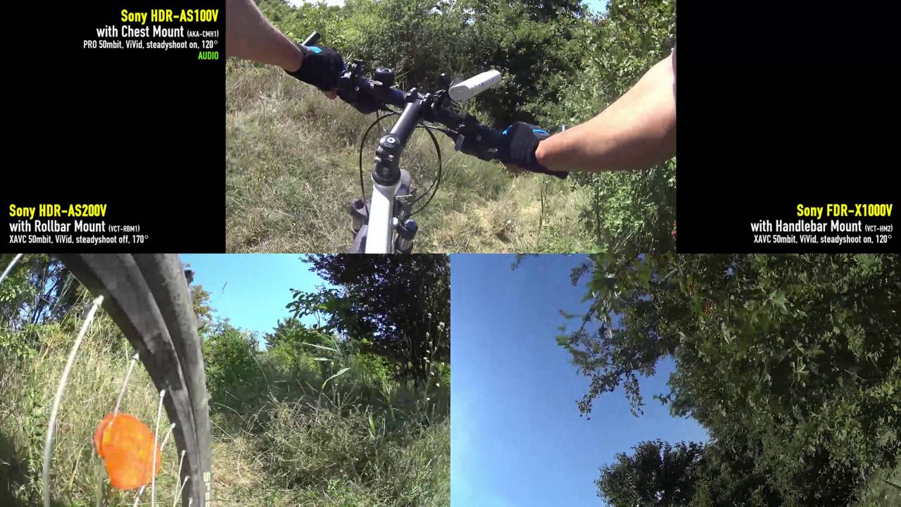 Sony HDR-AS100V vs HDR-AS200V vs FDR-X1000V