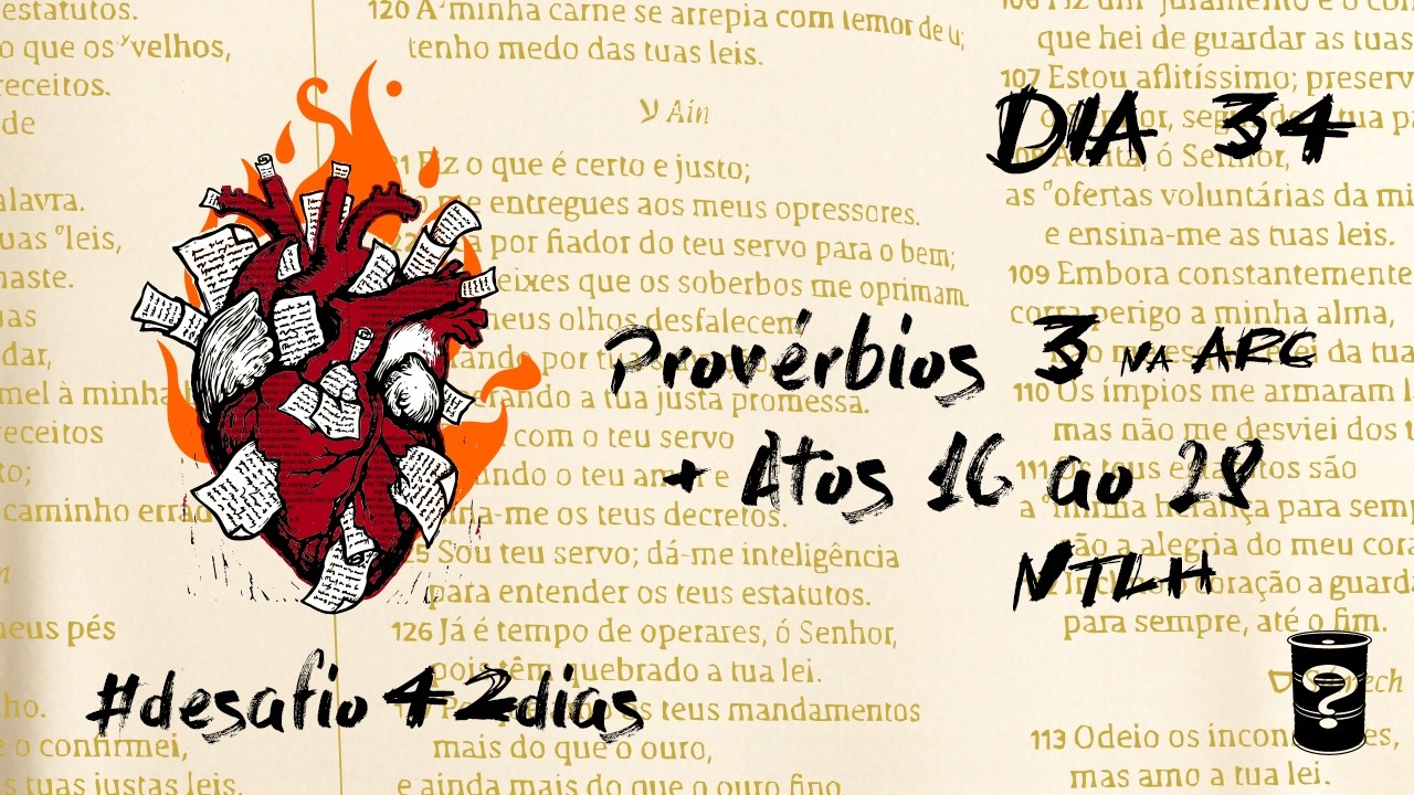 Desafio A BÍBLIA NTLH toda em 42 dias | dia 34