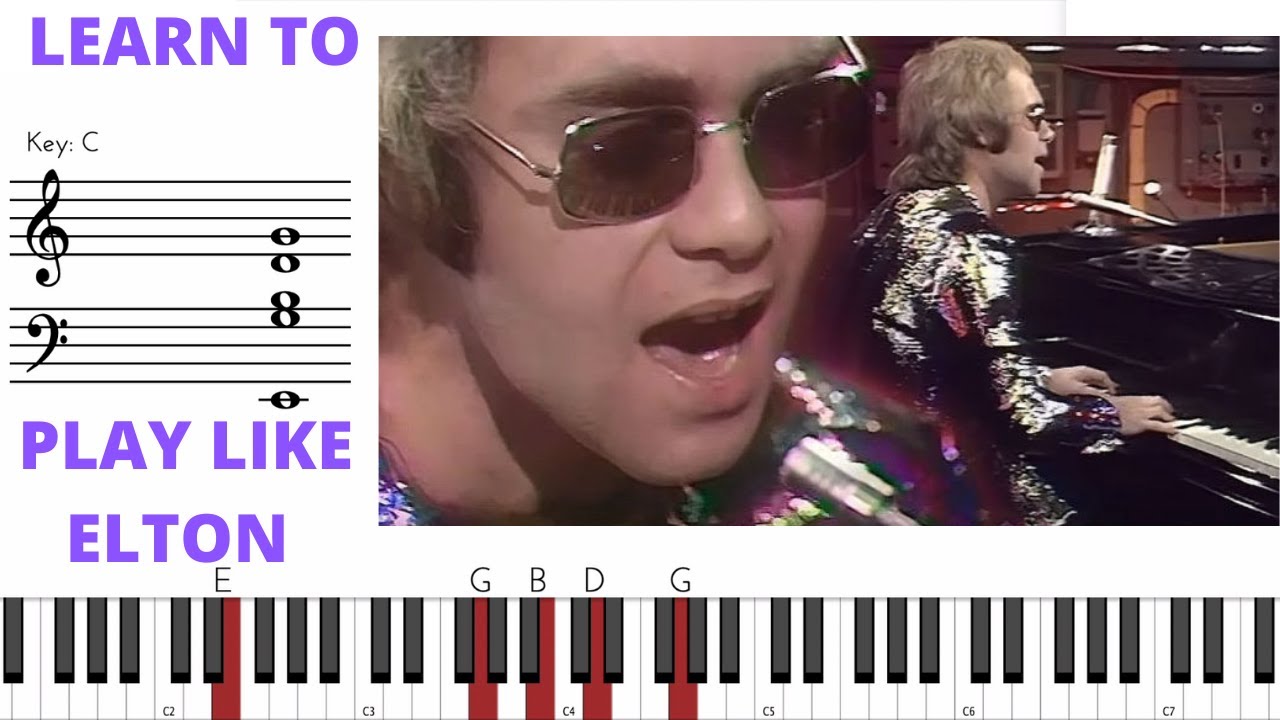 Tiny Dancer by Elton John live (Piano transcription)