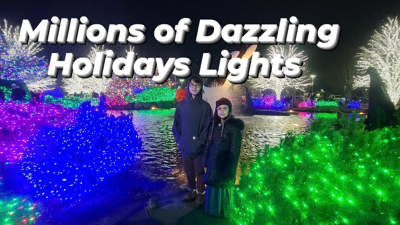 Millions of dazzling Holidays lights in Tulalip Washington USA || Tulalip lights || Christmas lights