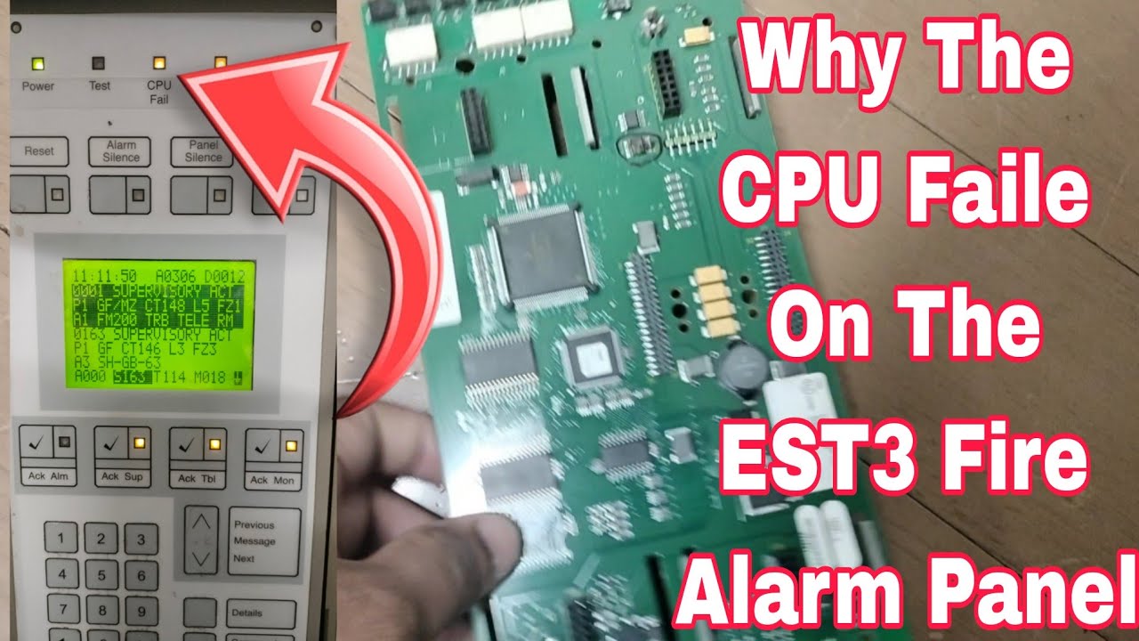 Why The CPU Faile On The EST3 Fire Alarm Panel  and How to Fix It #firealarmsystem #est3