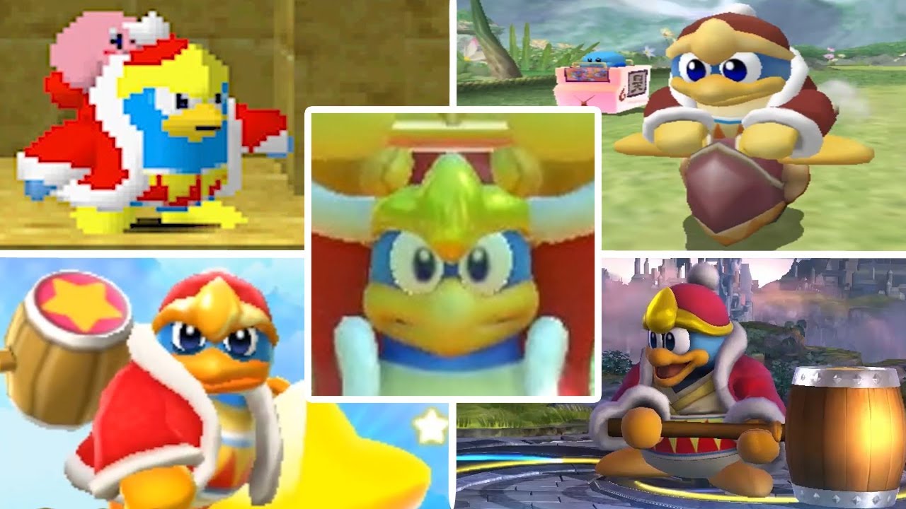 Evolution of Playable King Dedede in Kirby Games (2000 - 2018)