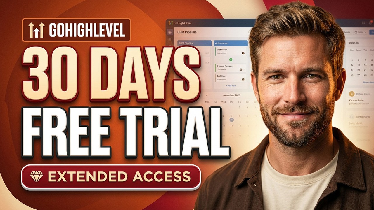 GoHighLevel Free Trial 2026 🟧 Extended 30 Days Trial + Special Bonuses
