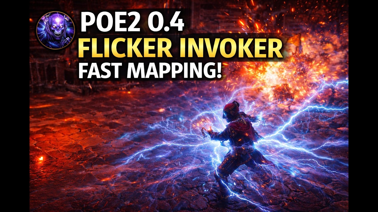 POE2 0.4 Flicker Invoker Mapping (Abyss)