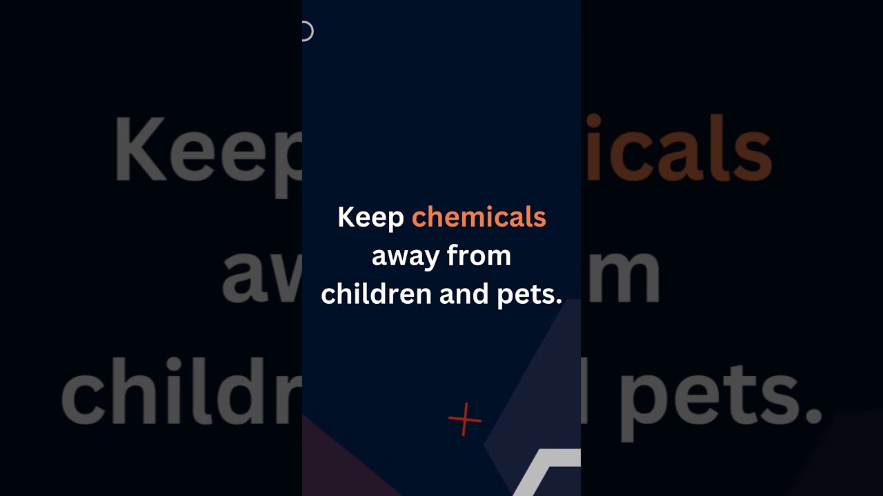 Chemical Safety for Kids & Pets #shorts