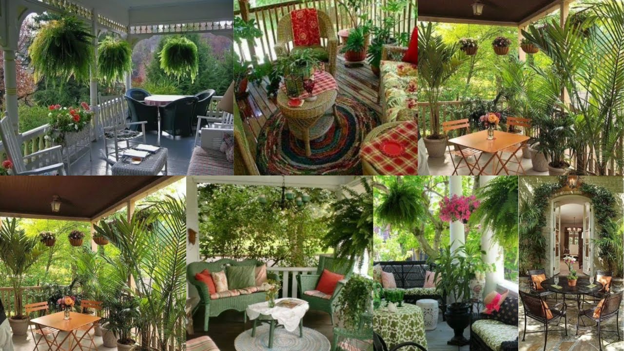 35 🔴 Ideas de como decorar un patio o porche ventilado 🏡🍃👌