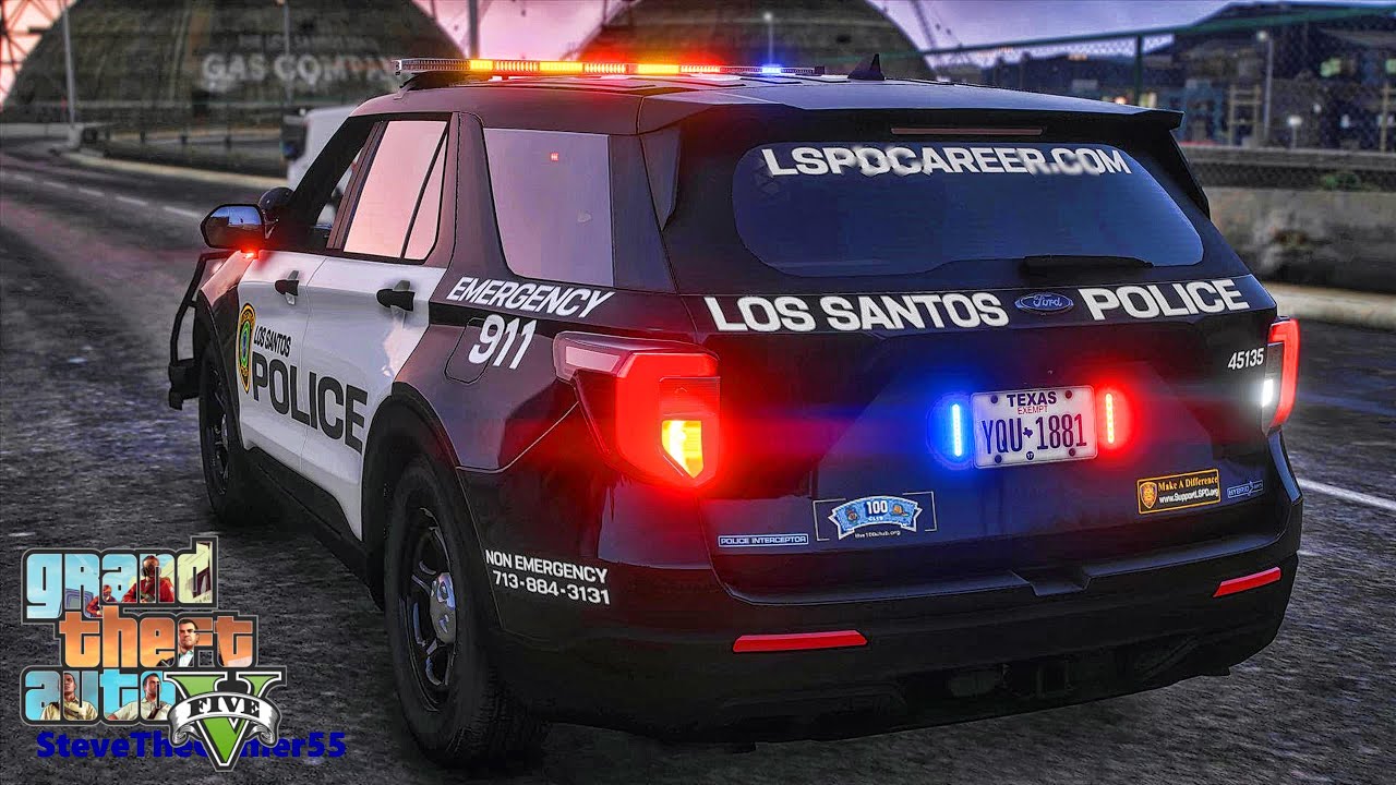 City Patrol|| GTA 5 Mod Lspdfr|| HPD #lspdfr #stevethegamer55
