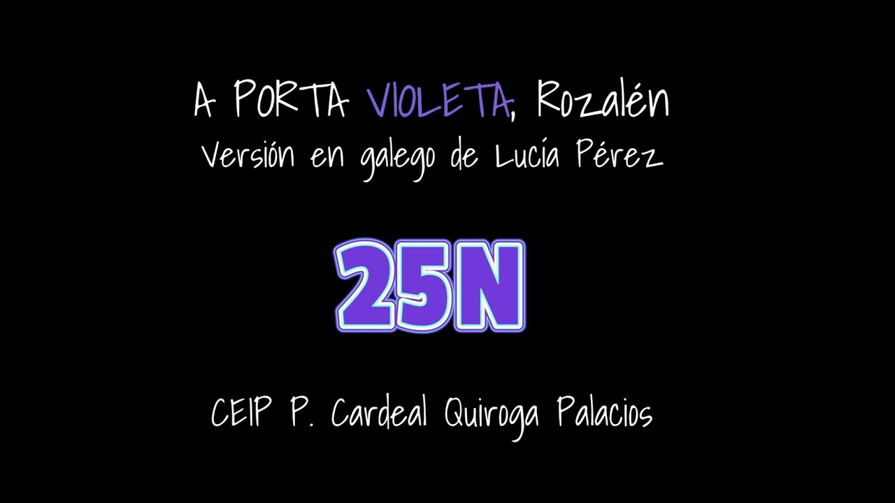 A porta violeta, en LSE.