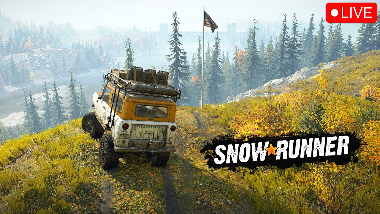 Live 🔴Snowrunner | Solo | Pt. 31 | Moving to Island Lake