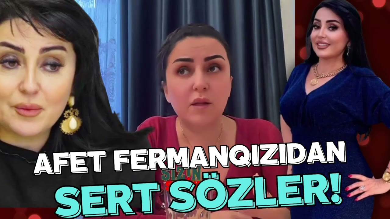 Afət Fərmanqızı canlı açıb, bəzi verilişləri və müğənniləri müzakirə edib sərt danışdı