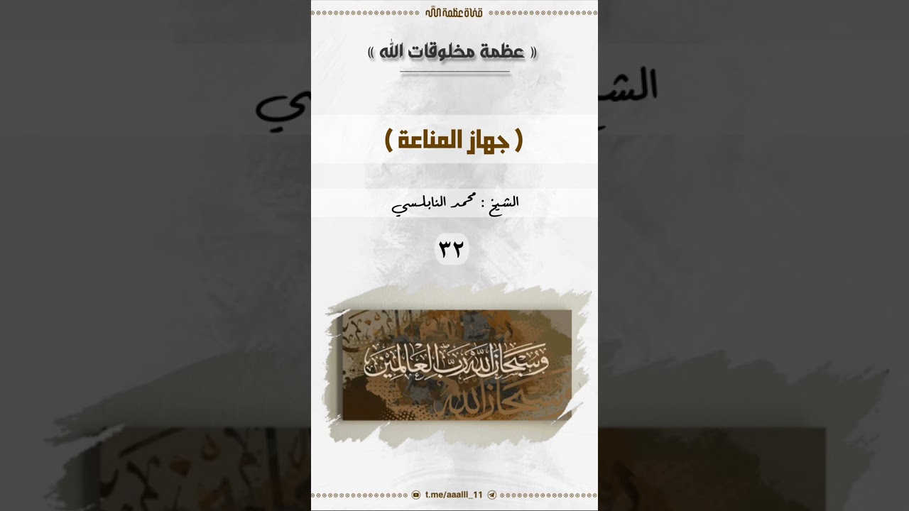 عظمة مخلوقات الله | جهاز المناعة | محمد النابلسي 