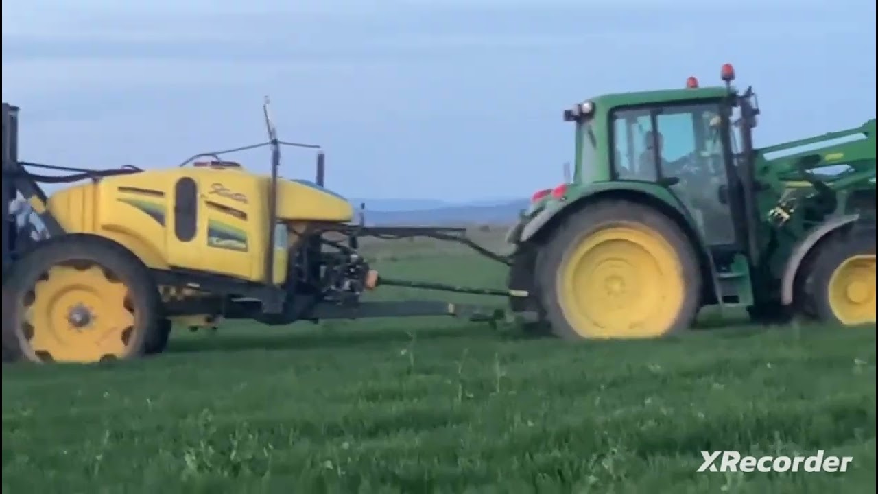 Am trecut la erbicidat de grau | John deere 6330 Caffini 3000 Starter