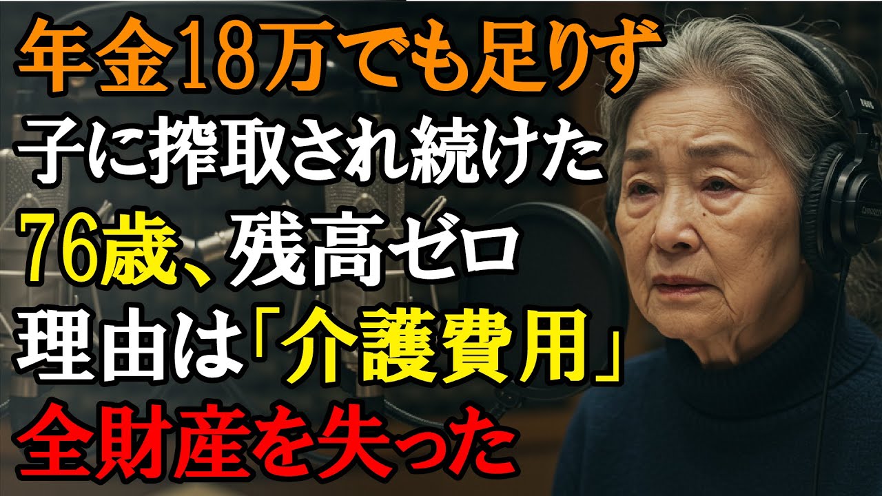 【本当にあった話】年金月18万円でも子供に搾取され破産寸前！？76歳の母が『介護費用』として支払わされた全財産の真実…【年金 搾取 | 最後の逆転】