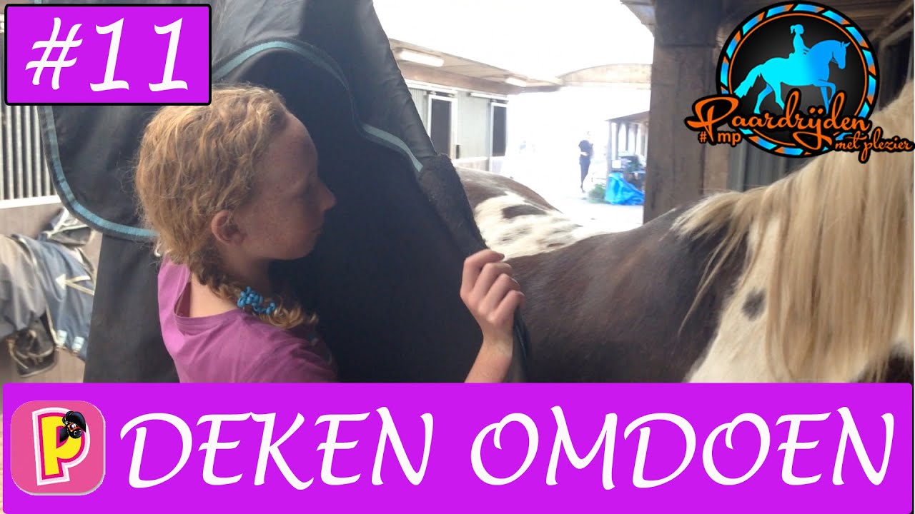 Paarden en paardrijden | Deken omdoen bij een paard