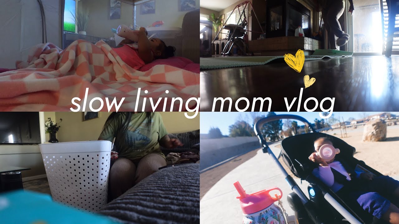Slow living Mom Vlog | Spend a cozy day with me as a SAHM 