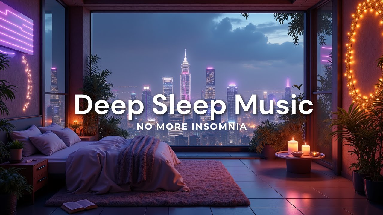 Super DEEP Sub Bass Frequencies for Sleep ✦ Binaural Music Theta, No More INSOMNIA & Anxiety