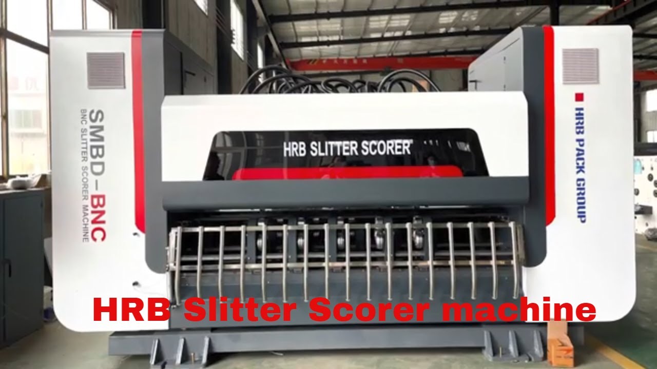 HRB pack 6blade 10lines Slitting paperboard machinery; high speed slitter scorer machine in China