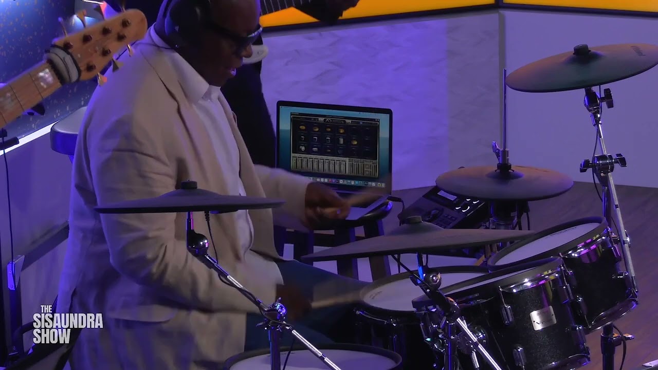 Celebrity Drummer, Ralph Rolle Performs on The Sisaundra Show