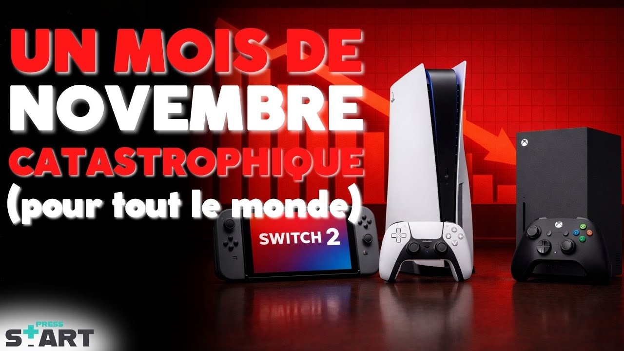 📉USA : Chute historique des ventes de consoles en novembre !