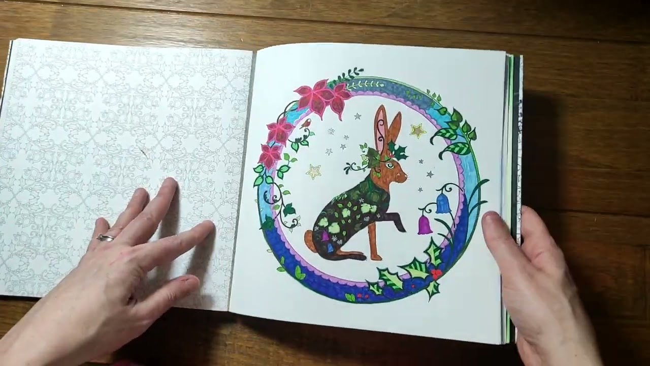 Johanna Basford Completed Pages: Christmas (Part 8)