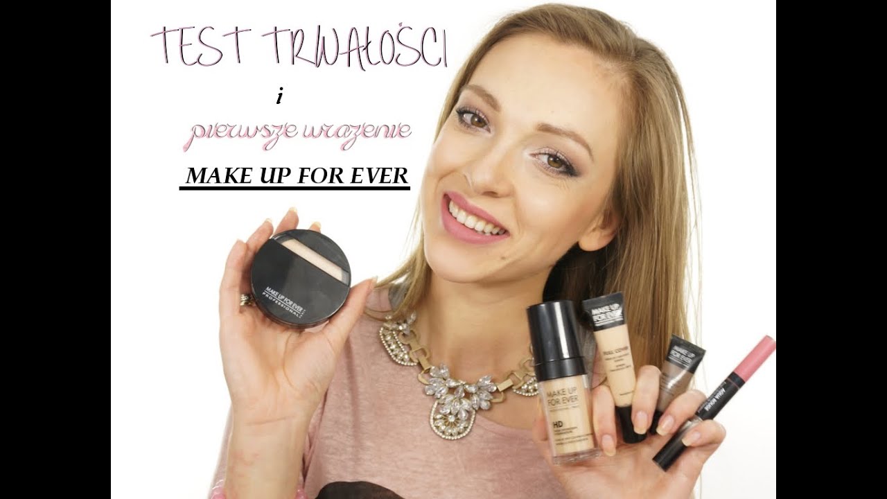 DUŻY TEST TRWAŁOŚCI NA ŻYWO MUFE Make Up For Ever - HD ,aqua brow itd