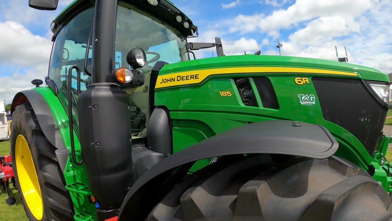 2025 John Deere 6R 185 6.8 Litre 6-Cyl Diesel Tractor (204 / 234 HP) TAG at Staffordshire Show 2025