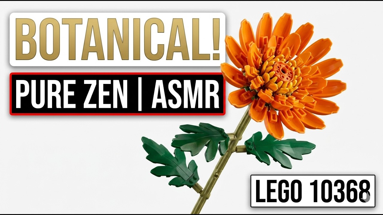 LEGO 10368 Chrysanthemum 🌼 | Full Build | Botanical Collection