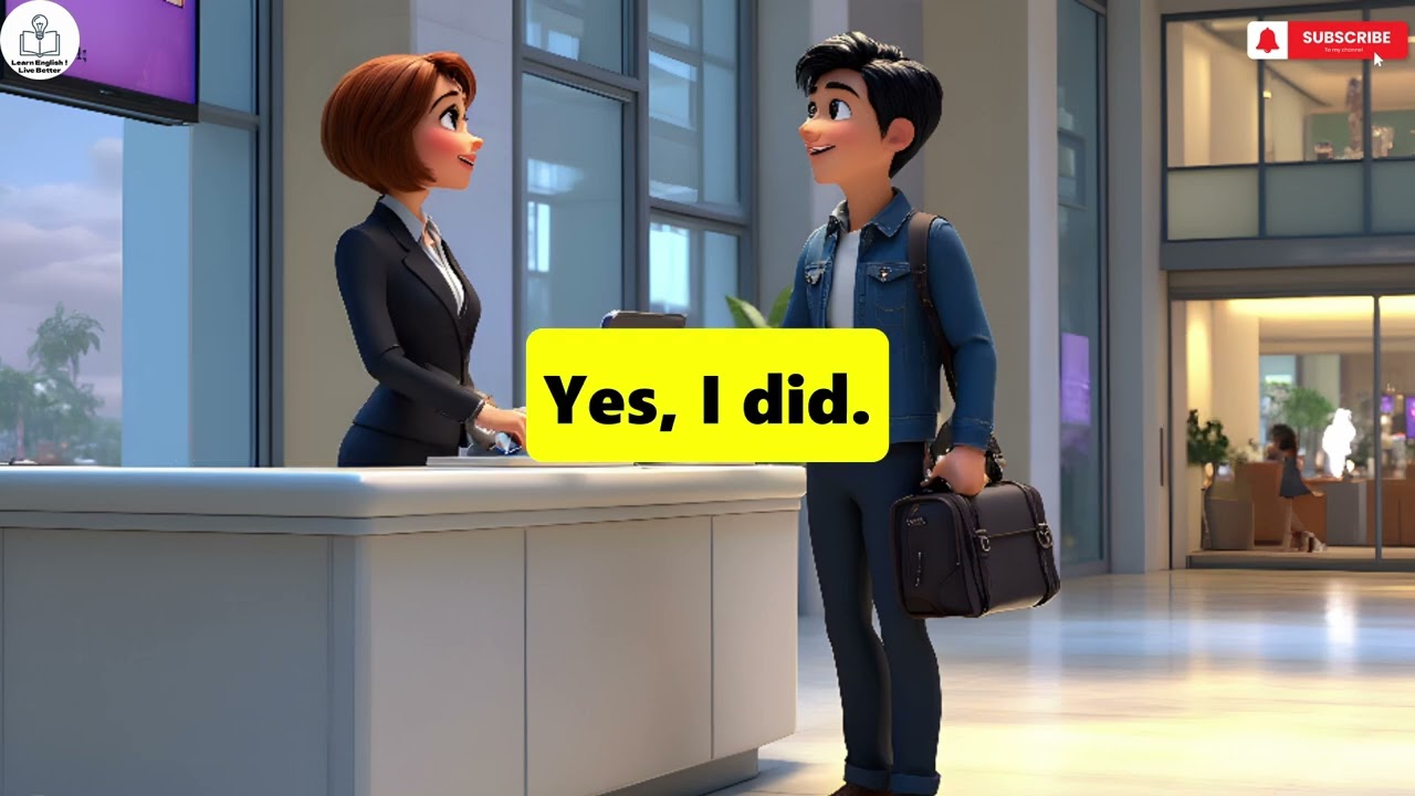 ✈️ FLIGHT CHECK-IN: ALL THE PHRASES YOU NEED | Slow English Conversation (A1-B1)