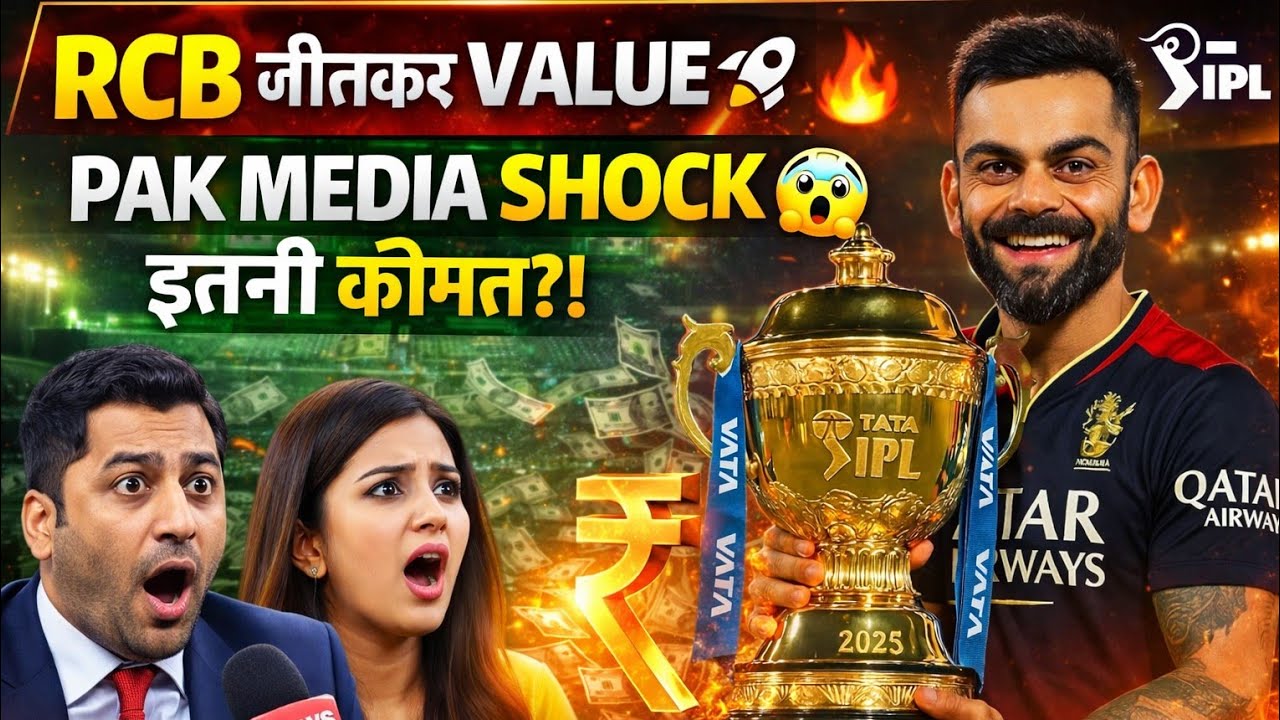 RCB KI BRAND VALUE DEKH PAK MEDIA SHOCKED #viral #youtube #trending