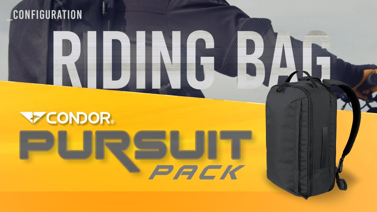 Condor PURSUIT Pack / Riding Pack configuration