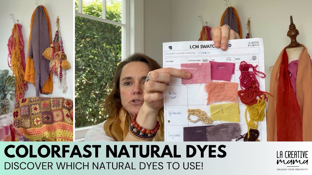 Colorfast Natural Dyes