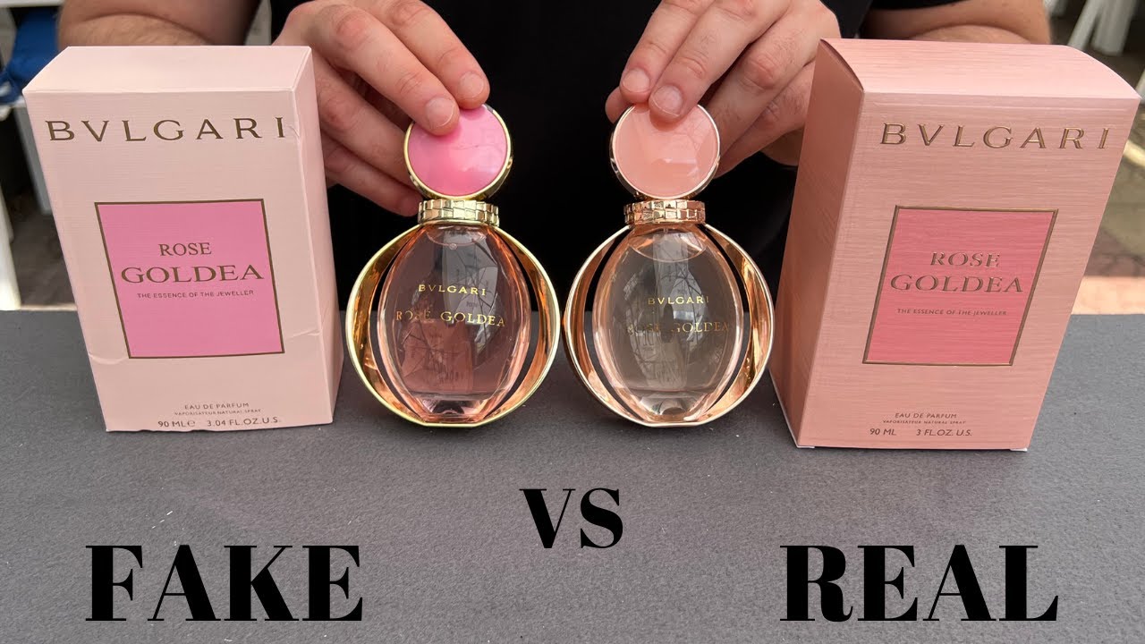 Fake vs Real Bvlgari Rose Goldea EDP Perfume 90 ml