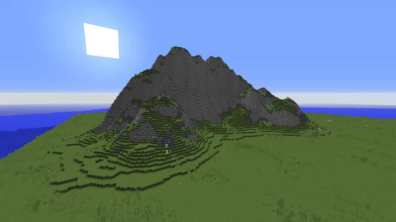 How to make a good looking mountain [Worldpainter tutorial]
