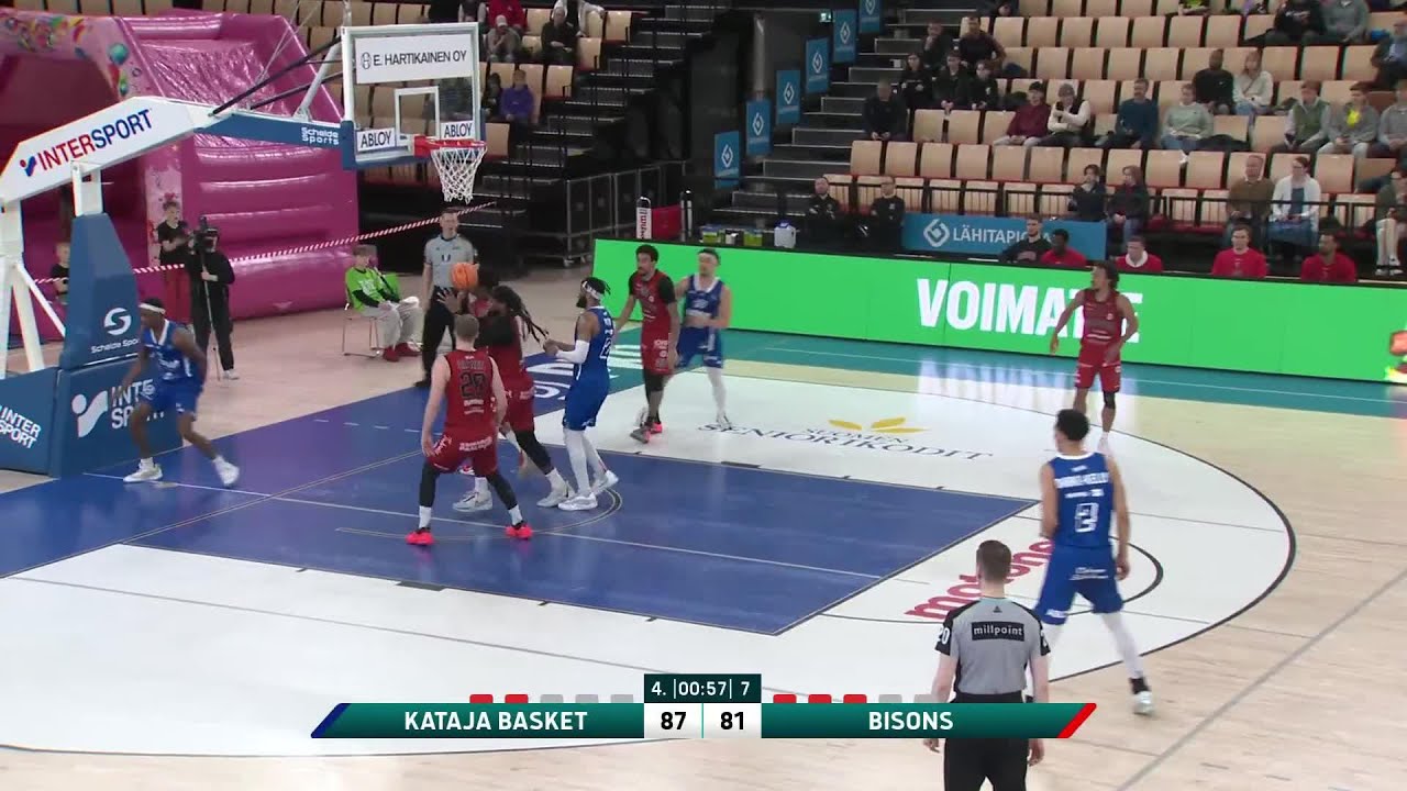 Kataja Basket vs. Bisons Loimaa - Game Highlights